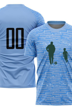 Everydaycommunionshop Adult Kid Soccer Playing Silhouette Soccer Jersey