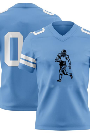 Everydaycommunionshop Football Player Run High Contrast American Football Jersey