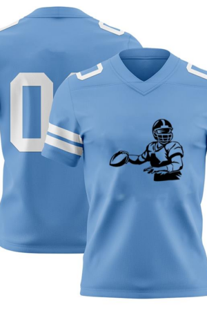 Everydaycommunionshop Football Player Throw High Contrast American Football Jersey