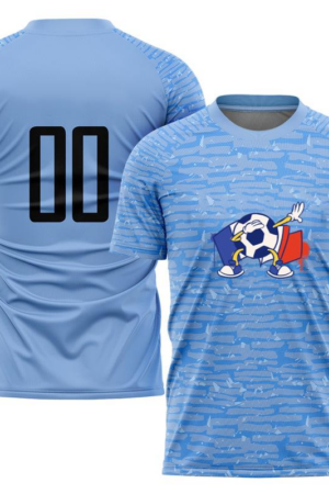 Everydaycommunionshop France Flag Soccer Ball Sport Character Soccer Jersey