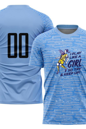 Everydaycommunionshop Girl Soccer Player Quote Hand Drawn Soccer Jersey