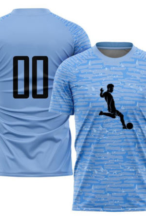 Everydaycommunionshop Kid Soccer Football Silhouette Soccer Jersey