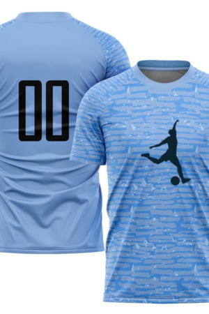 Everydaycommunionshop Male Silhouette Soccer Player Soccer Jersey