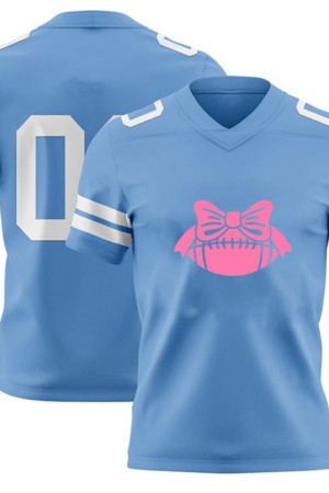 Everydaycommunionshop Pink Football Design American Football Jersey