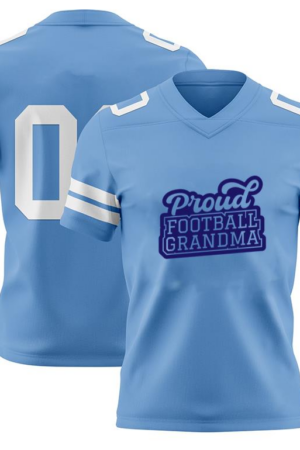 Everydaycommunionshop Proud Football Grandma Design American Football Jersey