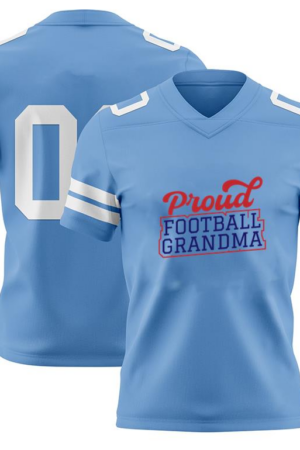 Everydaycommunionshop Proud Grandma Football Design W American Football Jersey