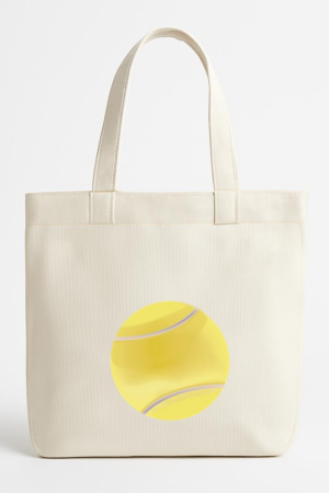 Everydaycommunionshop Realistic Tennis Ball Canvas Tote Bag