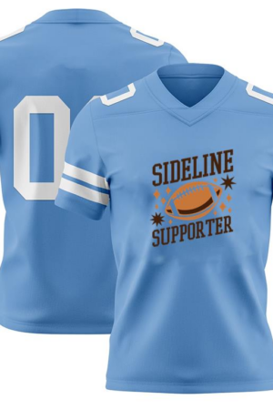 Everydaycommunionshop Sideliner Football Design American Football Jersey